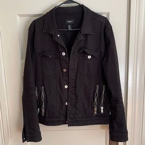 Forever 21 Denim Moto Jacket